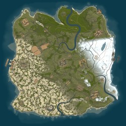 Rust map seed 1 world size 3300