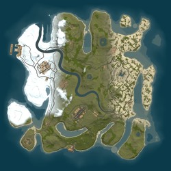 Rust map seed 1 world size 3200