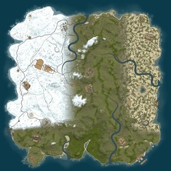 Rust map seed 1 world size 4500