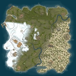 Rust map seed 1 world size 3700
