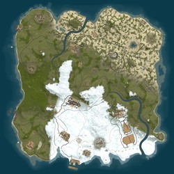 Rust map seed 1 world size 3850