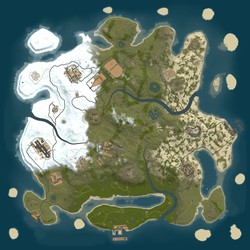 Rust map seed 1 world size 3500