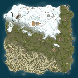 Rust map seed 1 world size 4250