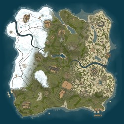 Rust map seed 1 world size 3300