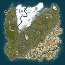 Rust map seed 1 world size 3700