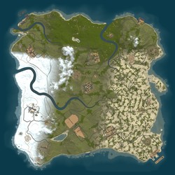 Rust map seed 1 world size 3300