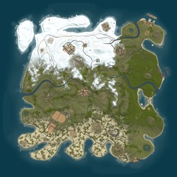 Rust map seed 1 world size 3500