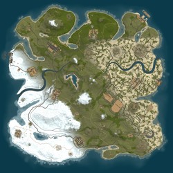 Rust map seed 1 world size 3650