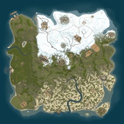 Rust map seed 1 world size 3700