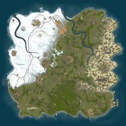Rust map seed 1 world size 3700