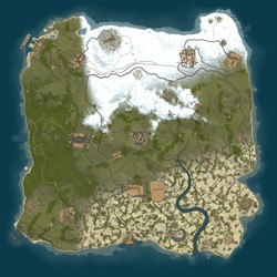 Rust map seed 1 world size 3400