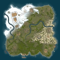 Rust map seed 1 world size 3100