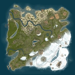 Rust map seed 1 world size 3700