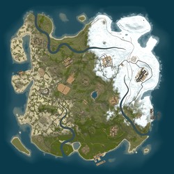 Rust map seed 1 world size 3650