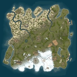 Rust map seed 1 world size 3500