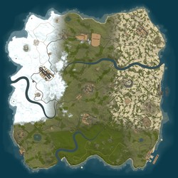 Rust map seed 1 world size 3500