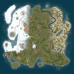 Rust map seed 1 world size 3700