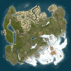 Rust map seed 1 world size 3650
