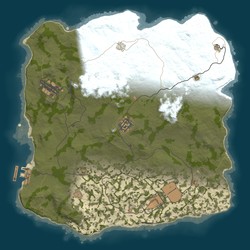 Rust map seed 1 world size 3250