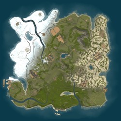 Rust map seed 1 world size 3300