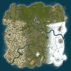 Rust map seed 1 world size 4100