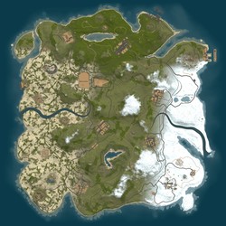 Rust map seed 1 world size 3650