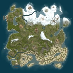 Rust map seed 1 world size 3500