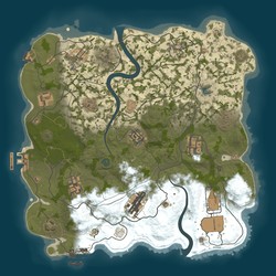 Rust map seed 1 world size 3200