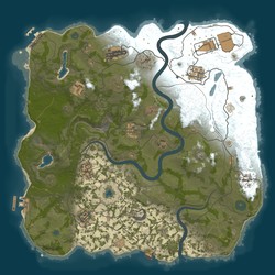Rust map seed 1 world size 3750