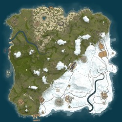 Rust map seed 1 world size 3850