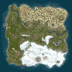 Rust map seed 1 world size 3500