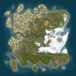 Rust map seed 1 world size 3800