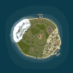 Rust map seed 1 world size 2750