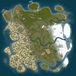 Rust map seed 1 world size 3832