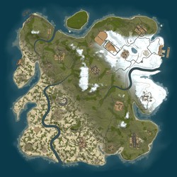 Rust map seed 1 world size 3450