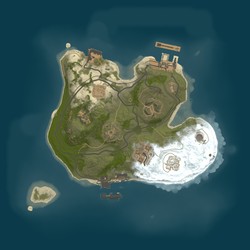 Rust map seed 1 world size 2000