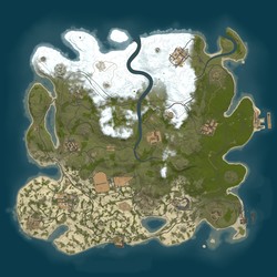 Rust map seed 1 world size 3500