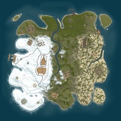 Rust map seed 1 world size 3500