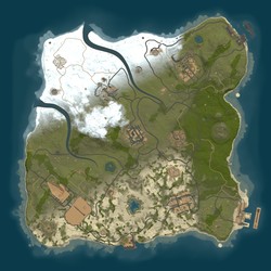 Rust map seed 1 world size 2550