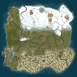 Rust map seed 1 world size 3900