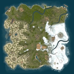 Rust map seed 1 world size 3500