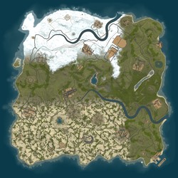 Rust map seed 1 world size 3500