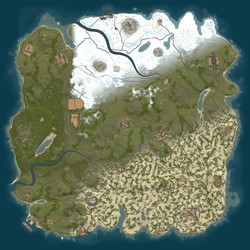 Rust map seed 1 world size 4250