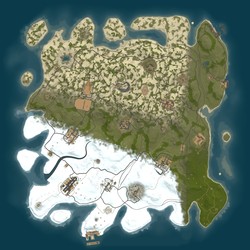 Rust map seed 1 world size 3950
