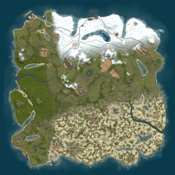 Rust map seed 1 world size 3800