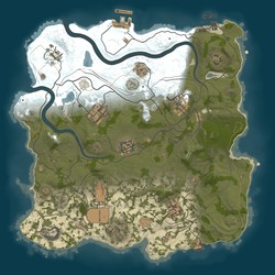 Rust map seed 1 world size 3200