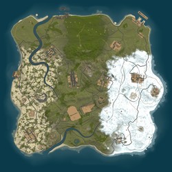 Rust map seed 1 world size 3000