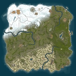 Rust map seed 1 world size 4250