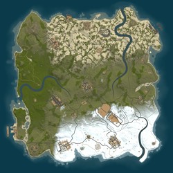 Rust map seed 1 world size 3500