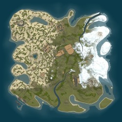 Rust map seed 1 world size 3200